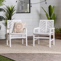 White patio online couch